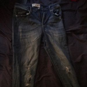 Blue jeans confortable size 7 not worn a lot